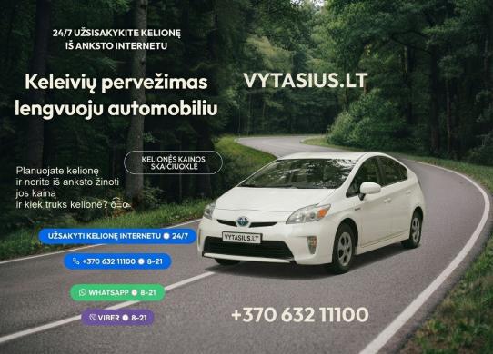 Keleivių pervežimo paslaugos lengvuoju automobiliu 24/7-0