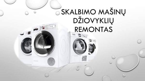 Skalbimo mašinų remontas Panevėžyje +37063788215-0