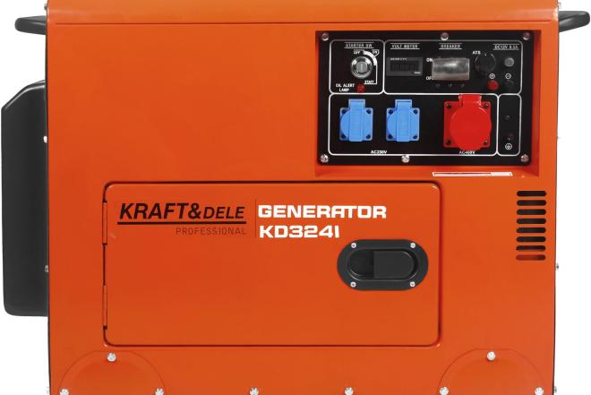 Dyzelinis generatorius 7 kW 230 V / 400 V + ATS KD3241-0