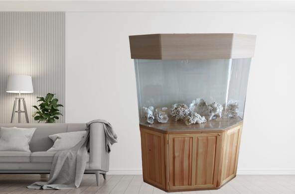 Didelis akvariumas akrilinis 400 litrų, JAV, naujas-0