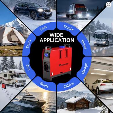 DYZELINIS ORO ŠILDYTUVAS 8 kW – 12/24V/220V SU ADAPTERIU-4