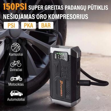 Auto užvedėjas,paleidėjas kompresorius 4 in 1-2