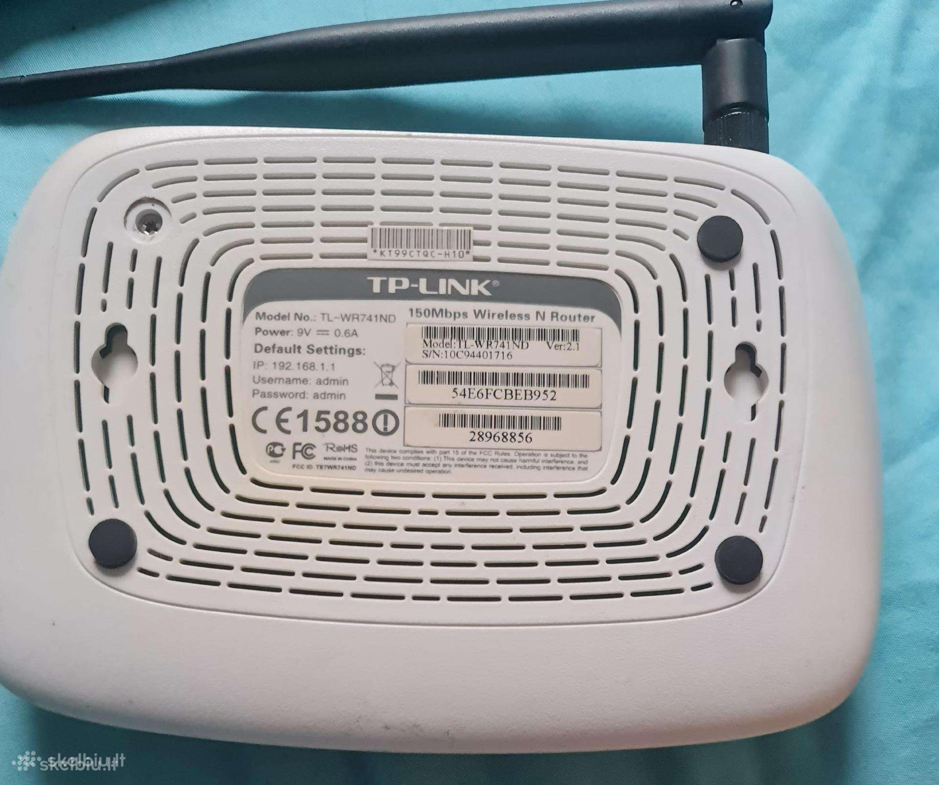 Maršrutizatorius Tp Link wr741-0