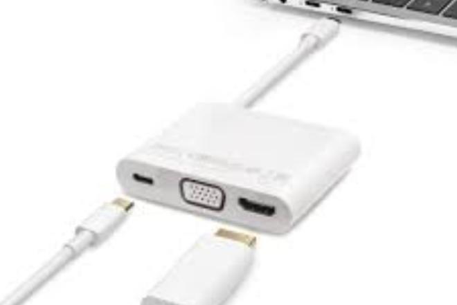 Prijungimo adapteris išoriniam monitoriui-0