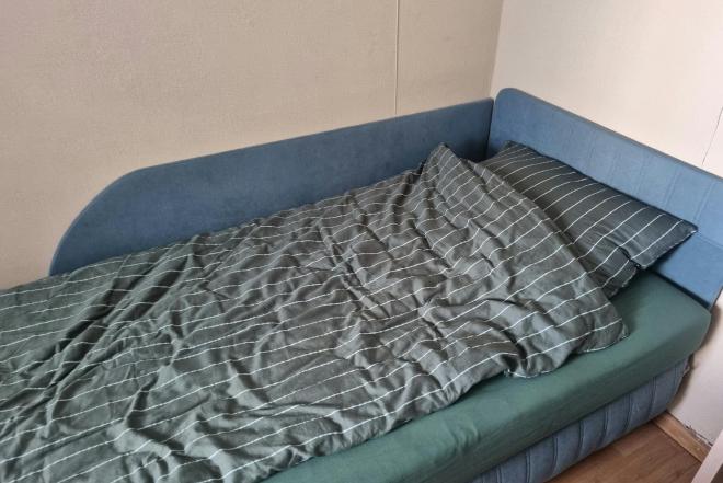 Tvarkinga lova, su daiktadezem, brangiai pirkta, gerai išlaikyta.-0