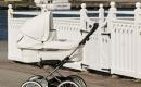 EmmalJunga Mondial De Luxe - Classic White Leatherette Pram Package-2