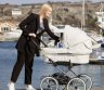EmmalJunga Mondial De Luxe - Classic White Leatherette Pram Package-0