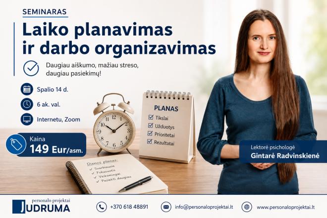 Laiko planavimas ir darbo organizavimas-0