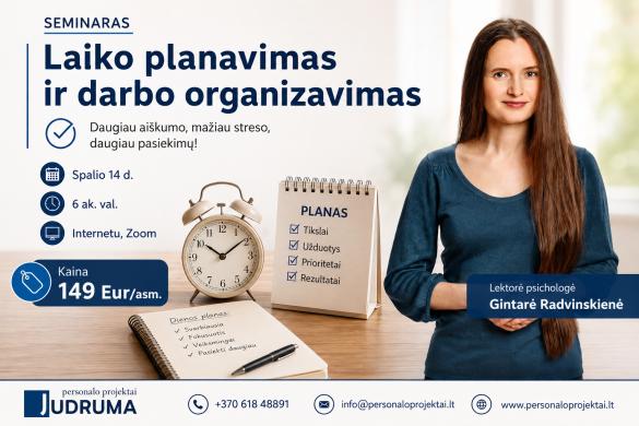 Laiko planavimas ir darbo organizavimas-0