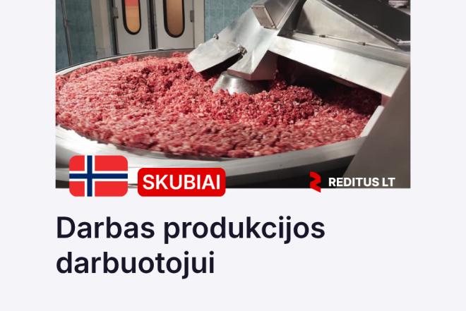 Produkcijos darbuotojai (mėsos fabrikas) – darbas Norvegijoje (2066)-0