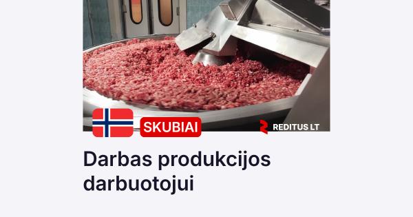 Produkcijos darbuotojai (mėsos fabrikas) – darbas Norvegijoje (2066)-0
