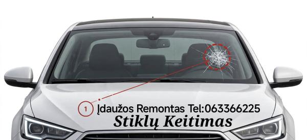 Automobilių Stiklų Keitimas Įdaužų Remontas-0