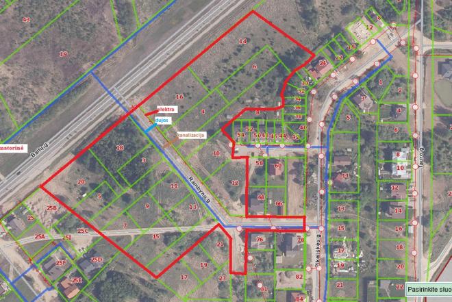 Parduodami labai geroje vietoje 15 sklypų daugiabučių namų ir kotedžų statybai-0