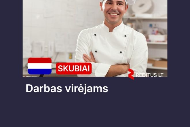 Virėjas – darbas Olandijoje (2112)-0