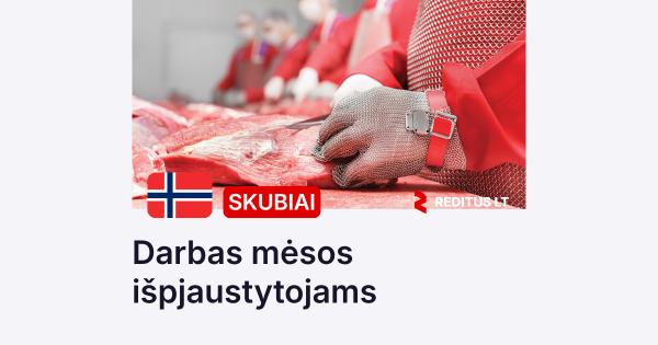 Mėsos išpjaustytojai – darbas Norvegijoje-0
