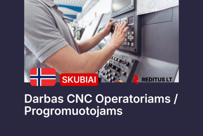 CNC Operatoriai / Programuotojai – darbas Norvegijoje (2113)-0