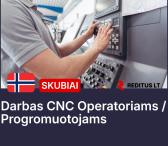 CNC Operatoriai / Programuotojai – darbas Norvegijoje (2113)-0