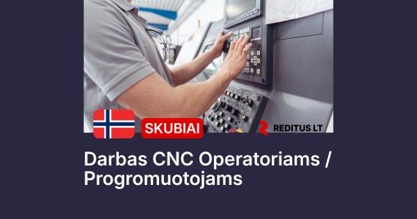 CNC Operatoriai / Programuotojai – darbas Norvegijoje (2113)-0