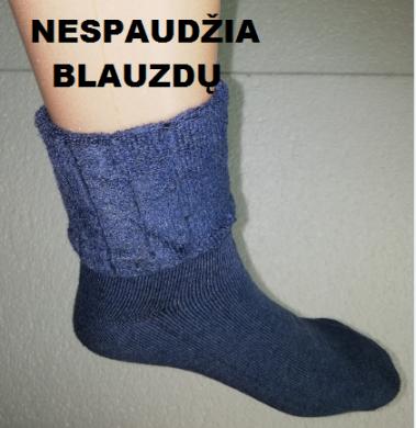 Vyriškos šiltos kojinės nespaudžia blauzdų,-0