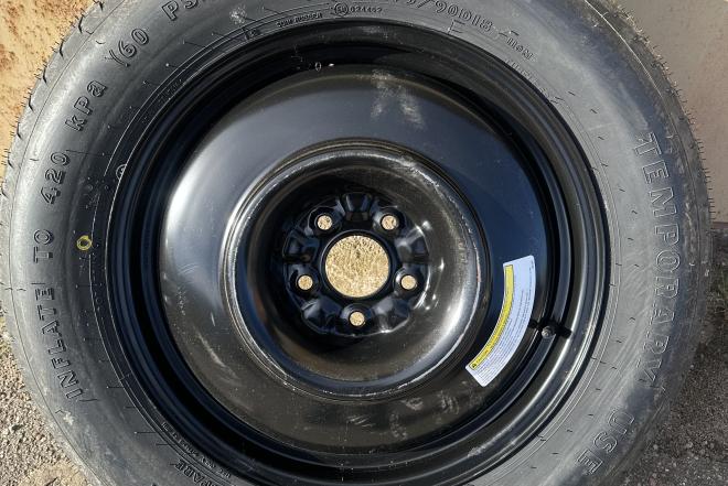 Naujas originalus atsarginis ratas „tabletė“ Goodyear T175/90 D18 (Nissan)-0