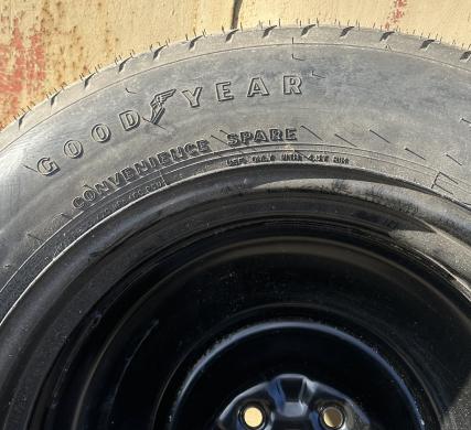 Naujas originalus atsarginis ratas „tabletė“ Goodyear T175/90 D18 (Nissan)-4