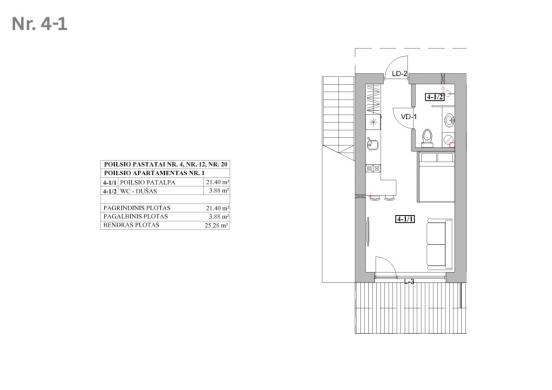 Parduodami Apartamentai Šventojoje Vilties tak.-1